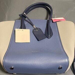 Kate Spade Blue and Gray Satchel